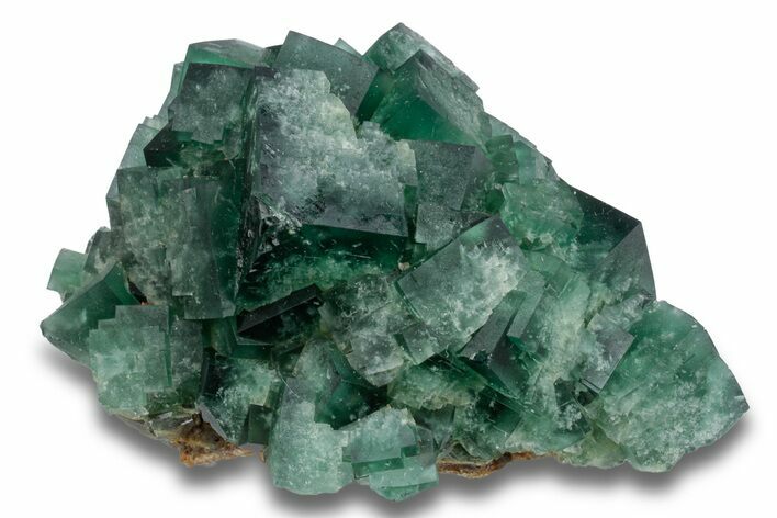 Fluorescent Green Fluorite Cluster - Diana Maria Mine, England #254801